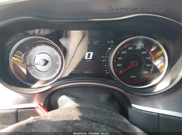 2C3CDXGJXKH535378 2019 DODGE CHARGER Gray Widok tylnych siedzeń