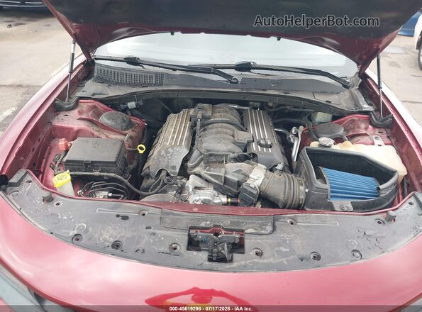 2C3CDXGJXKH619264 2019 DODGE CHARGER Темно-бордовый Вид сзади