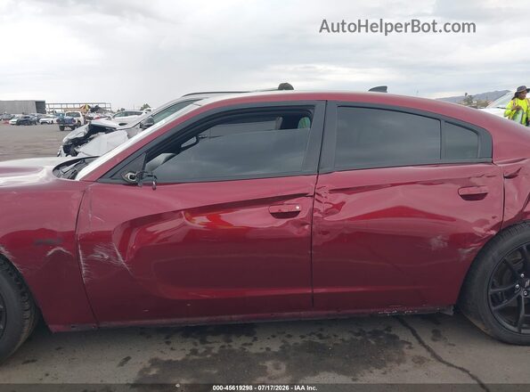 2C3CDXGJXKH619264 2019 DODGE CHARGER Темно-бордовый 