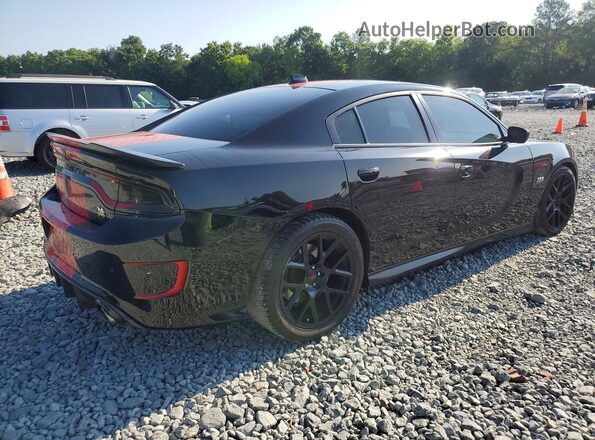 2C3CDXGJXKH718134 2019 DODGE CHARGER Black Trasero derecho