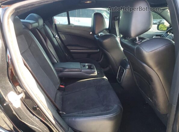 2C3CDXGJXKH718134 2019 DODGE CHARGER Black Vista de los asientos traseros