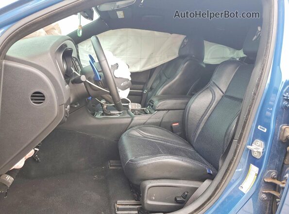 2C3CDXGJXMH503775 2021 DODGE CHARGER Blue Front interior view