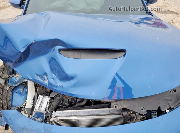 2C3CDXGJXMH503775 2021 DODGE CHARGER Blue Rear interior view