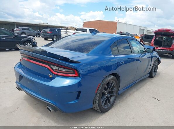 2C3CDXGJXMH666555 2021 DODGE CHARGER Blue უკანა მარჯვენა