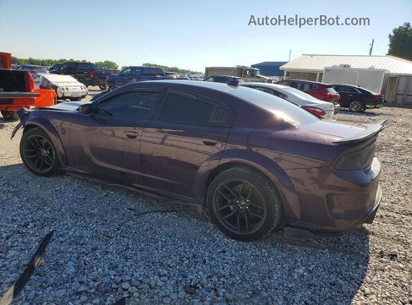 2C3CDXGJXNH112448 2022 DODGE CHARGER Purple Trasero izquierdo