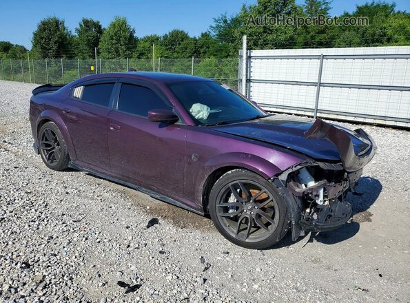 2C3CDXGJXNH112448 2022 DODGE CHARGER Purple Delantero derecho