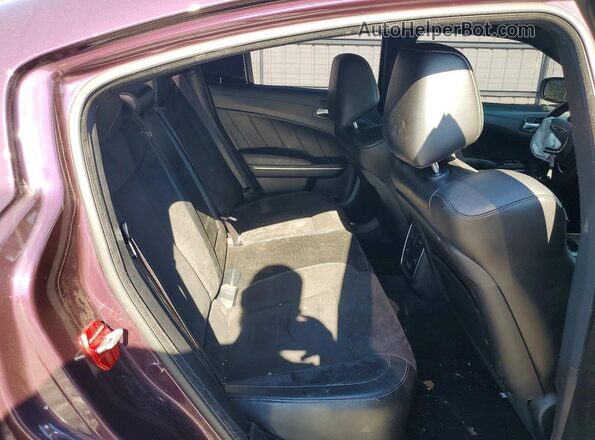 2C3CDXGJXNH112448 2022 DODGE CHARGER Purple Vista de los asientos traseros