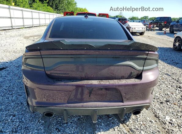 2C3CDXGJXNH112448 2022 DODGE CHARGER Purple Vista trasera