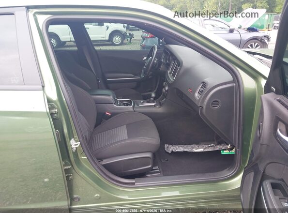 2C3CDXGJXPH651803 2023 DODGE CHARGER Green წინა სალონის ხედი
