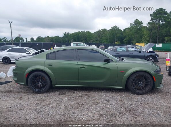 2C3CDXGJXPH651803 2023 DODGE CHARGER Green ხელსაწყოთა პანელის ხედი