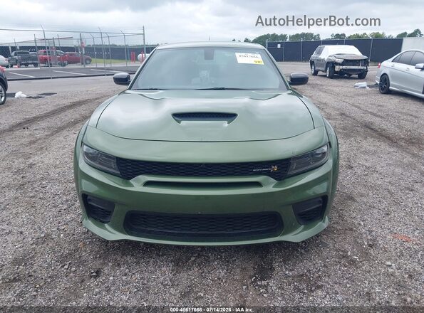 2C3CDXGJXPH651803 2023 DODGE CHARGER Green წინა პანელის ხედი