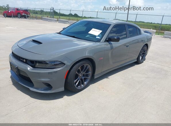2C3CDXGJXPH660095 2023 DODGE CHARGER Серый Передняя левая четверть