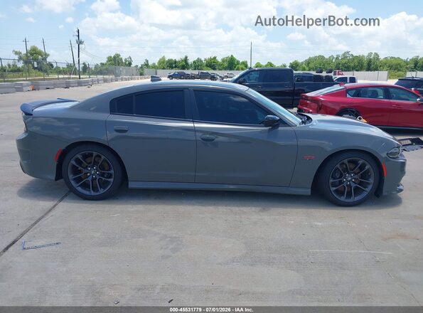 2C3CDXGJXPH660095 2023 DODGE CHARGER Серый Вид задней части салона