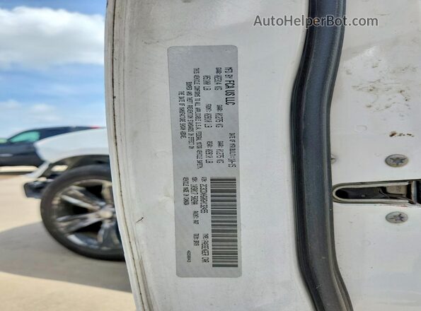 2C3CDXHG0GH132455 2016 DODGE CHARGER White VIN კოდის სტიკერის ხედი