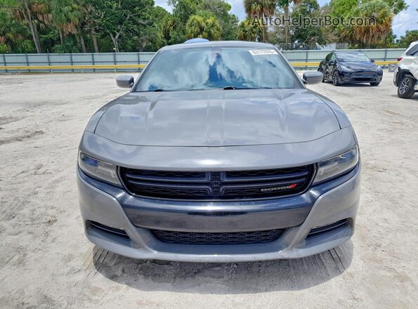 2C3CDXHG0HH515328 2017 DODGE CHARGER Gray Widok z przodu