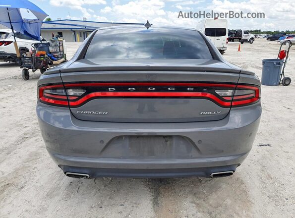 2C3CDXHG0HH515328 2017 DODGE CHARGER Gray Widok z tyłu