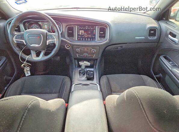 2C3CDXHG0HH575481 2017 DODGE CHARGER Orange Вид панелі приладів