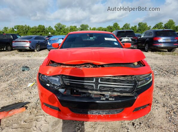 2C3CDXHG0HH575481 2017 DODGE CHARGER Orange Вид спереду