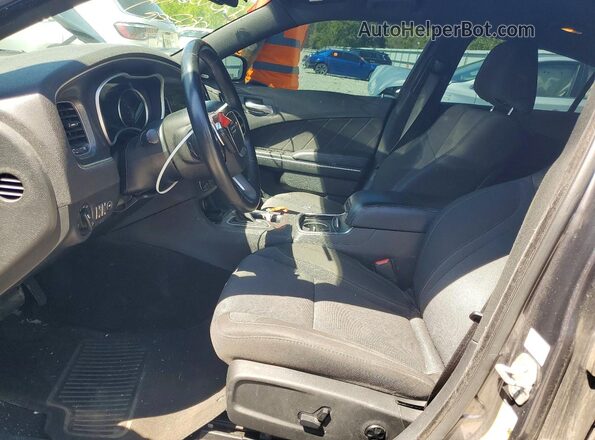 2C3CDXHG0JH221451 2018 DODGE CHARGER Gray წინა სალონის ხედი