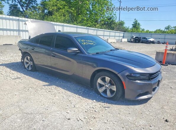 2C3CDXHG0JH221451 2018 DODGE CHARGER Gray წინა მარჯვენა