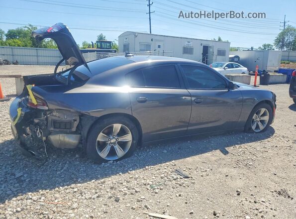 2C3CDXHG0JH221451 2018 DODGE CHARGER Gray უკანა მარჯვენა