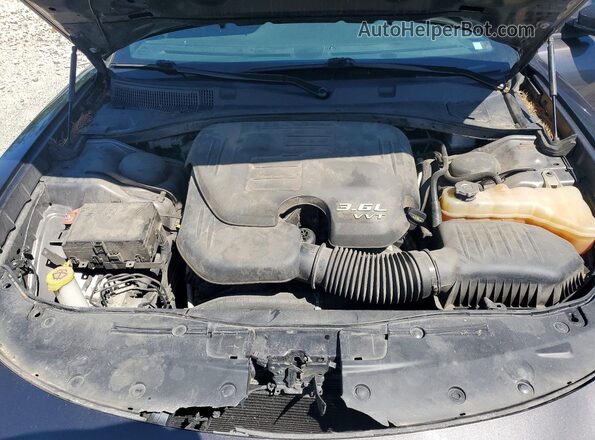 2C3CDXHG0JH221451 2018 DODGE CHARGER Gray უკანა სალონის ხედი