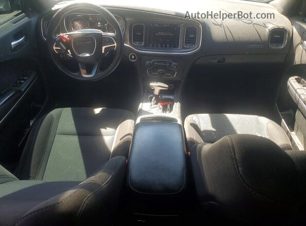 2C3CDXHG0JH221451 2018 DODGE CHARGER Gray წინა პანელის ხედი