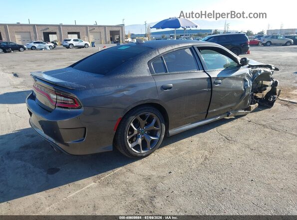 2C3CDXHG0JH281374 2018 DODGE CHARGER Gray Задня права чверть