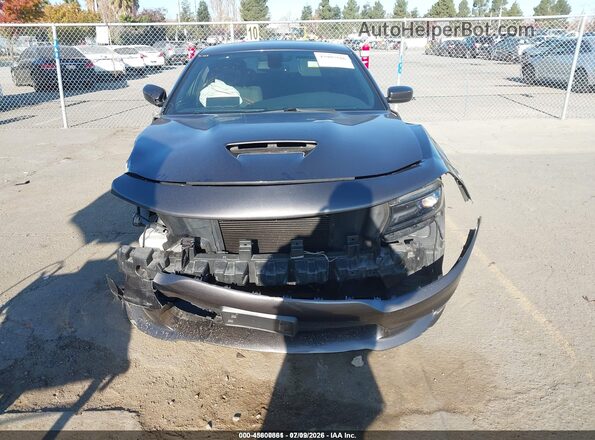 2C3CDXHG0JH281374 2018 DODGE CHARGER Gray Вид спереду