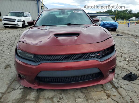 2C3CDXHG0JH291127 2018 DODGE CHARGER Burgundy Front view