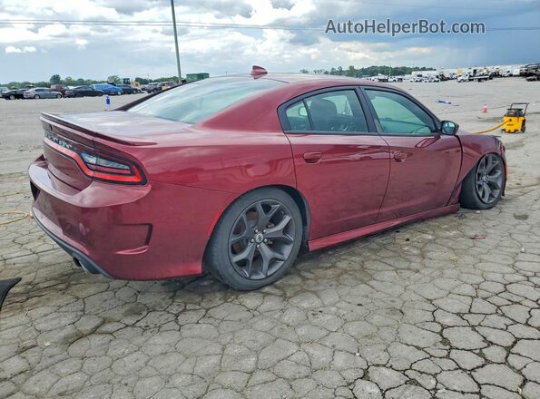 2C3CDXHG0JH291127 2018 DODGE CHARGER Burgundy Rear right