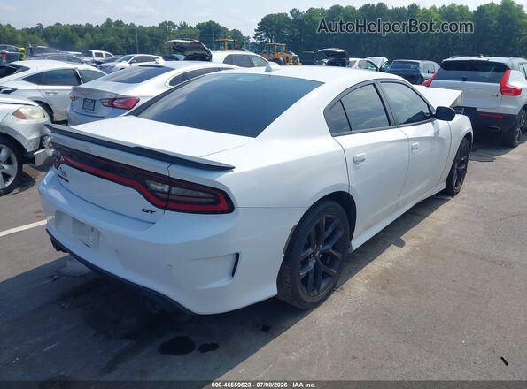 2C3CDXHG0MH602074 2021 DODGE CHARGER White Rear right