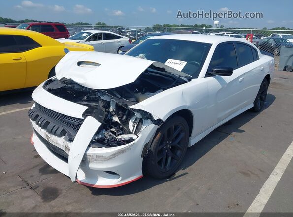 2C3CDXHG0MH602074 2021 DODGE CHARGER White Front left
