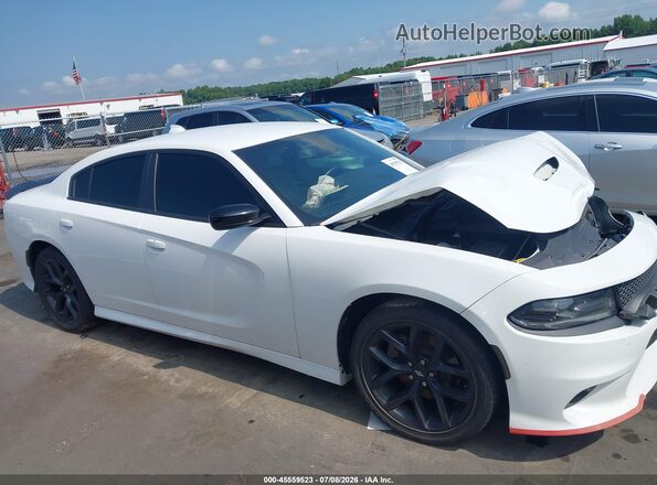 2C3CDXHG0MH602074 2021 DODGE CHARGER White Rear interior view