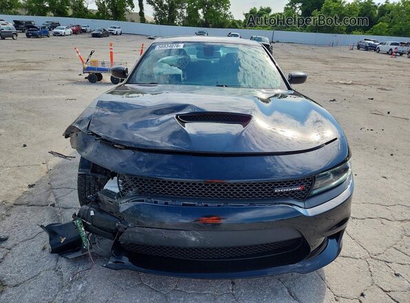 2C3CDXHG0NH149687 2022 DODGE CHARGER Black Вид спереду