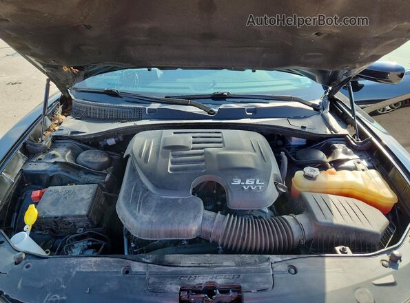 2C3CDXHG0NH149687 2022 DODGE CHARGER Black Вид задньої частини салону