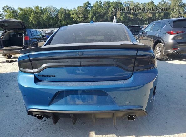 2C3CDXHG0PH603536 2023 DODGE CHARGER Blue Հետևի տեսք