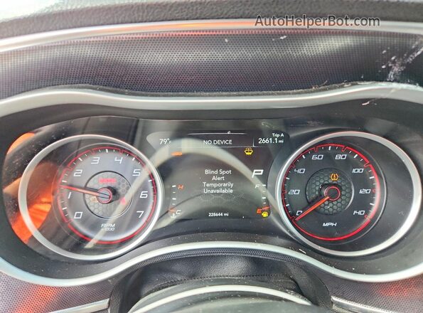 2C3CDXHG1GH139088 2016 DODGE CHARGER Серебряный Вид щитка приборов