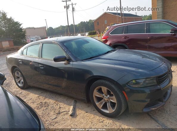 2C3CDXHG1GH174164 2016 DODGE CHARGER Серый Вид задней части салона