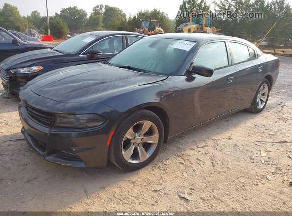 2C3CDXHG1GH174164 2016 DODGE CHARGER Серый Передняя левая четверть