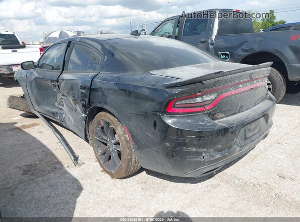 2C3CDXHG1GH192728 2016 DODGE CHARGER Черный Задняя левая четверть