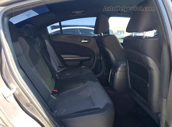 2C3CDXHG1GH227834 2016 DODGE CHARGER Gray Widok tylnych siedzeń