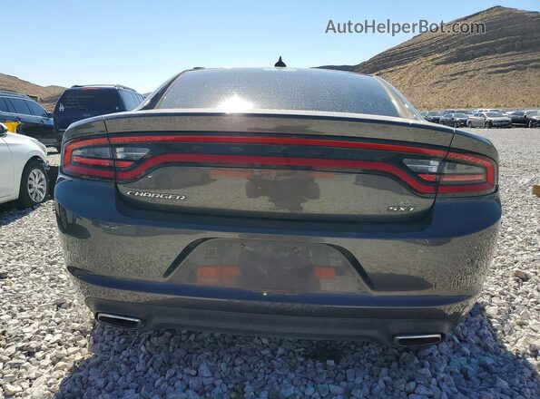 2C3CDXHG1GH227834 2016 DODGE CHARGER Gray Widok z tyłu