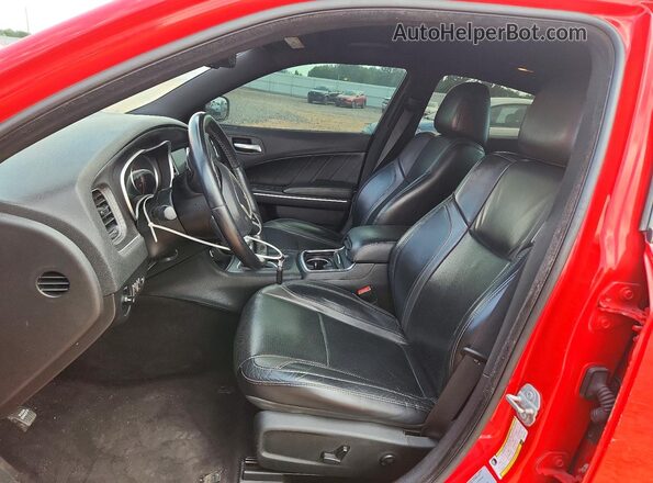 2C3CDXHG1GH328128 2016 DODGE CHARGER Red წინა სალონის ხედი