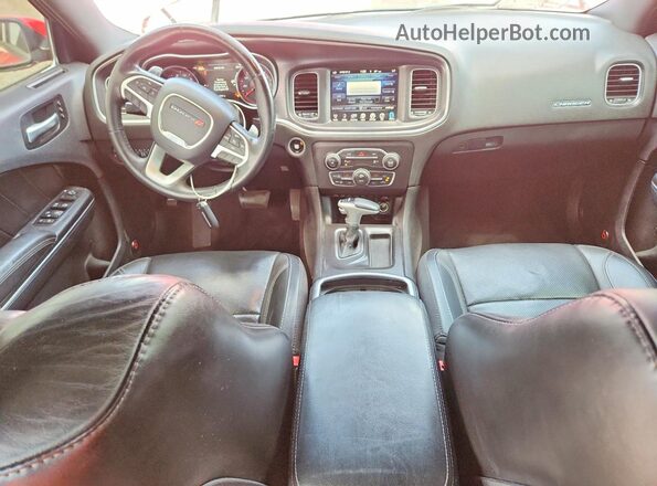 2C3CDXHG1GH328128 2016 DODGE CHARGER Red წინა პანელის ხედი