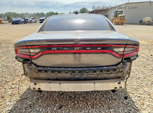 2C3CDXHG1HH575148 2017 DODGE CHARGER Charcoal Вид ззаду
