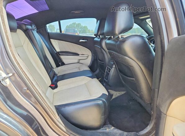 2C3CDXHG1HH575148 2017 DODGE CHARGER Charcoal Вид задніх сидінь