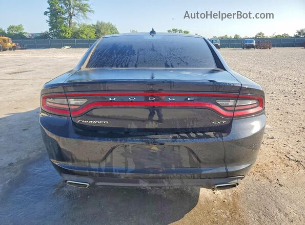2C3CDXHG1JH125604 2018 DODGE CHARGER Black Rear view