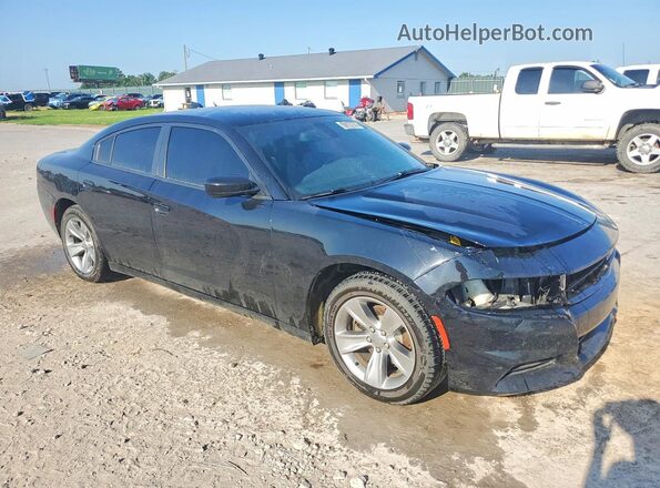 2C3CDXHG1JH125604 2018 DODGE CHARGER Black Front right