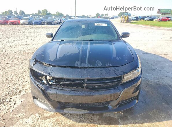 2C3CDXHG1JH125604 2018 DODGE CHARGER Black Front view